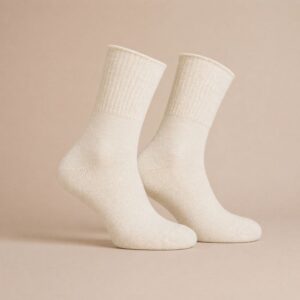 Alpakkasukat, froteepohjalla